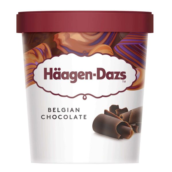 Haagen-Dazs Belgian Chocolate Ice Cream 473ml Discount