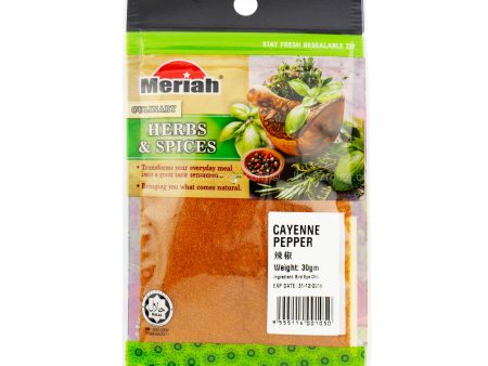 Meriah Cayenne Pepper Powder 30g Cheap