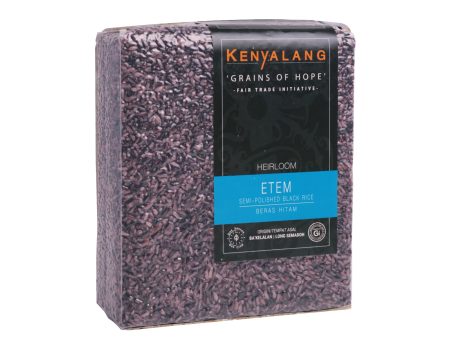 Kenyalang Authentic Etem Black Rice 1kg For Discount