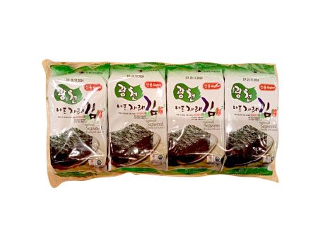 Singlong Seasoned Seaweed (Perilla olive Oil) 4g x 8 Online Hot Sale