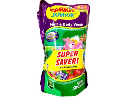 Carrie Junior Hair And Bath Groovy Grapeberry Refill 500g x 2 For Sale