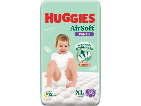 Huggies Gold Natural Soft Pants Baby Diapers (Extra Large) 30pcs pack For Sale