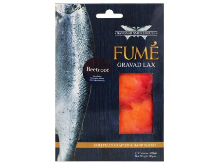 Fume Gravalax Beetroot Salmon 100g Fashion