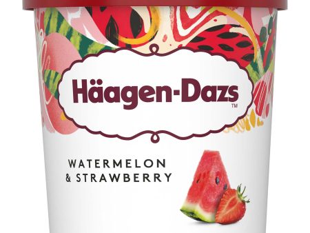 Haagen Dazs Watermelon and Strawberry Ice Cream 473ml Online