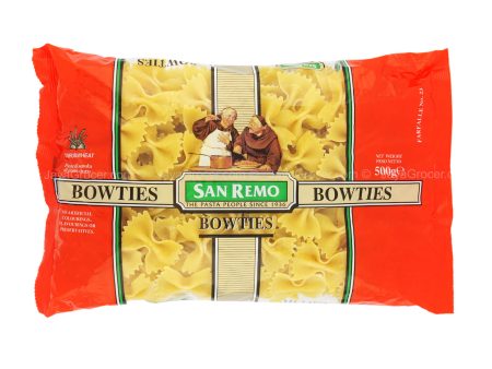 San Remo Bowties Pasta 500g Cheap