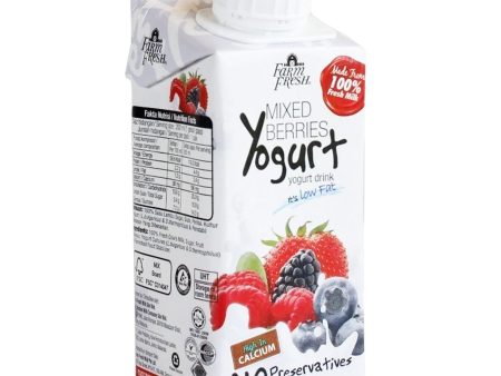 Farm Fresh Mixed Berries Yogurt Drink 200ml Discount