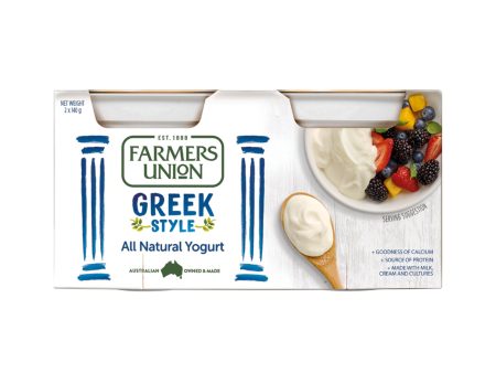 Farmers Union Greek Yogurt 140g x 2 Cheap