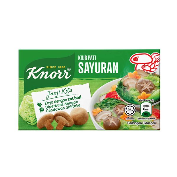 Knorr Kiub Pati Sayuran (Vegetable Cube) 60g Online now