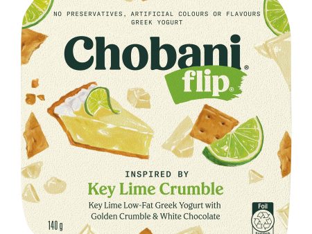 Chobani Flip Key Lime Crumble Low-Fat Greek Yogurt 170g on Sale