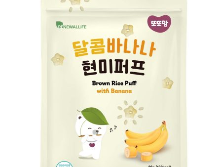 Renewallife DdoDdoMam Rice Puff Banana Snack 20g Online Hot Sale