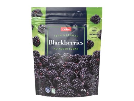 Coles Frozen Fruit Blackberries 500g Hot on Sale