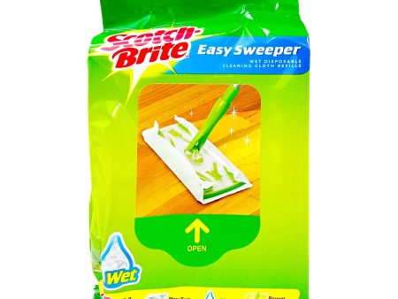 Scotch Brite Easy Sweeper Wet Wipes 20pcs pack Hot on Sale