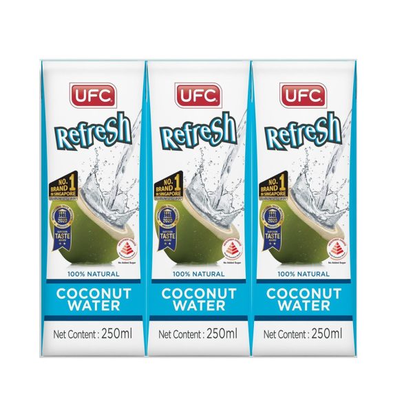 UFC Coconut Water 250ml x 3 Hot on Sale