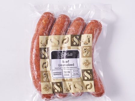 Unsmoked Beef Banger Sausage 4pcs pack For Discount