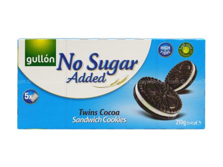 Gullon No Sugar Added Twins Cocoa Sandwich Cookies 210g For Cheap