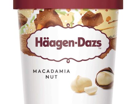 Haagen-Dazs Macadamia Nut Ice Cream 100ml Online now