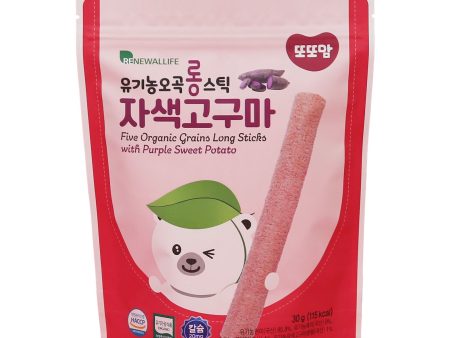 DDODDOMAM Five Organic Grains Long Stick - Purple Potato 30g Discount