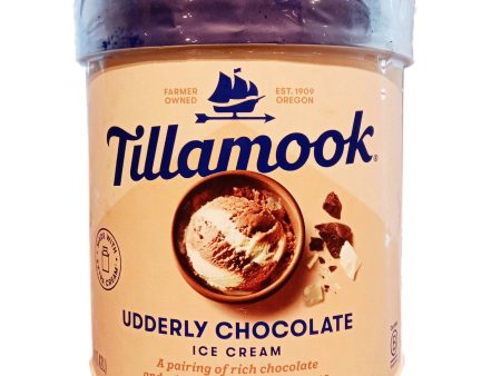 Tillamook Udderly Chocolate Ice Cream Tub 1.42L Cheap