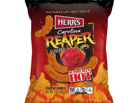 Herrs Carolina Reaper Cheese Curl 184g Supply