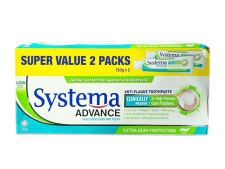 Systema Advance Deep Clean Whitening Toothpaste 130g x 2 For Cheap