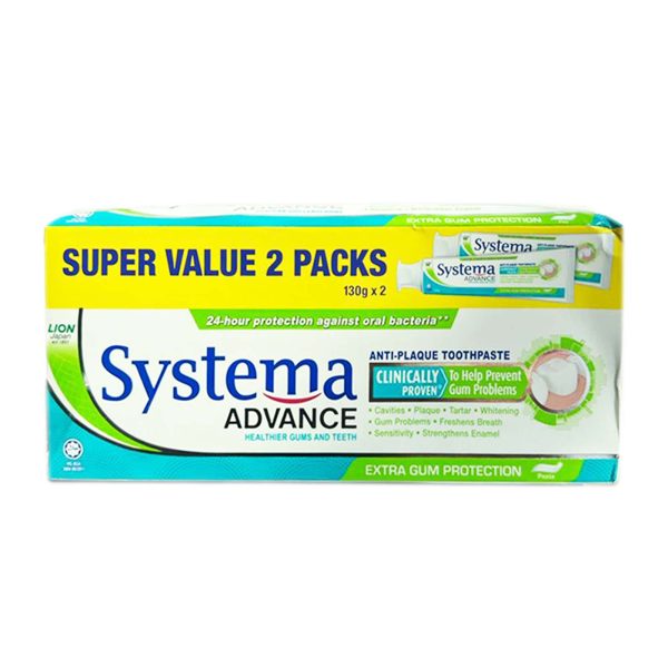 Systema Advance Deep Clean Whitening Toothpaste 130g x 2 For Cheap