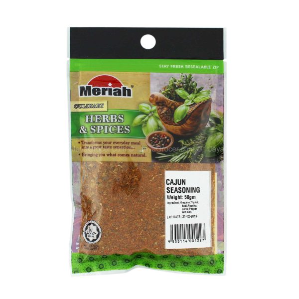 Meriah Cajun Seasoning 50g For Sale