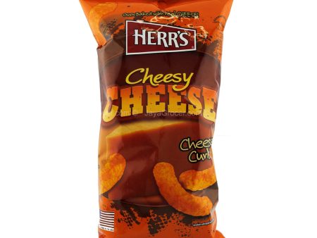 Herrs Cheese Curls Chips 198g Fashion