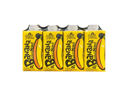 Farm Fresh Banana Uht Milk 200ml x 4 Online Sale