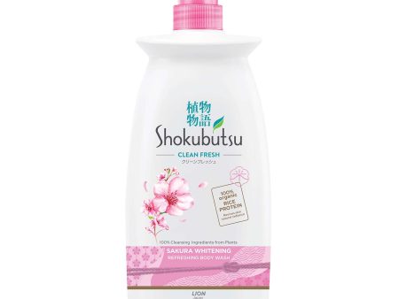 Shokubutsu Body Wash Sakura Whitening 900g Online Sale