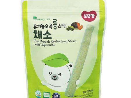 DDODDOMAM Five Organic Grains Long Stick - Vegetables 30g Online now