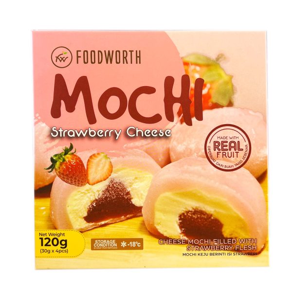 Foodworth Strawberry Cheese Mochi 120g Discount