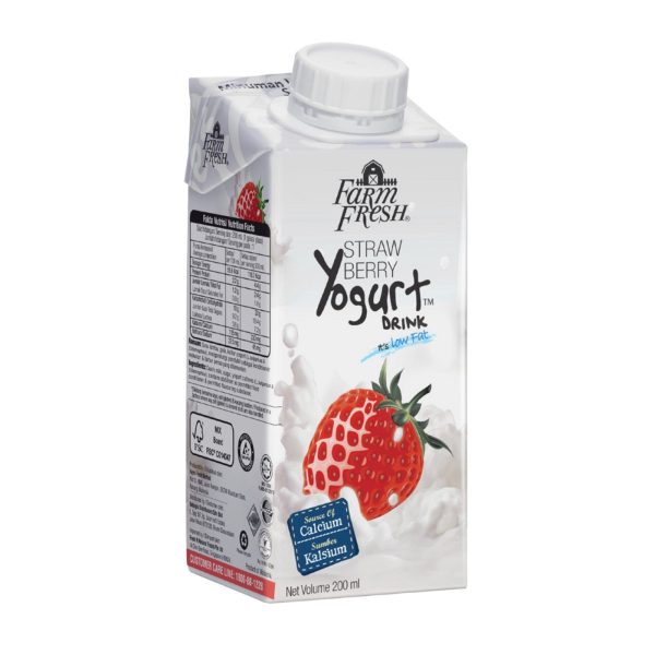 Farm Fresh Yogurt Drink Strawberry Flavour 200ml Online Hot Sale