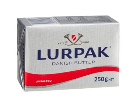 Lurpak Butter Unsalted Foil 250g Online now