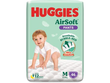 Huggies Ultra Pants Unisex (Medium) 46pcs pack For Sale