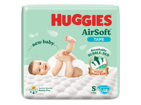 Huggies Diaper Airsoft (Small) 58pcs pack Fashion